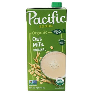 Pacific Foods Oat Milk Original Organic Plant-Based 12/32 OZ [UNFI #542480] [ebt]