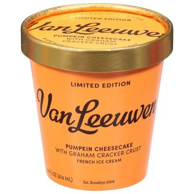 Van Leeuwen Ice Cream Pumpkin Cheesecake 8/14 OZ [UNFI  #2453702]