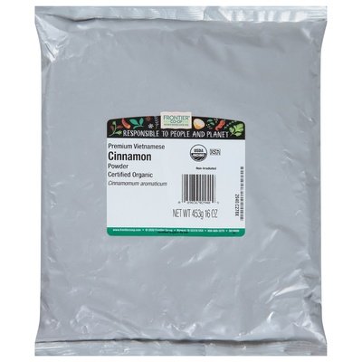 Frontier Nat Prod Co-Op Cinnamon Powder Premium Vietnamese 1 Lb [UNFI #0498246] [ebt]