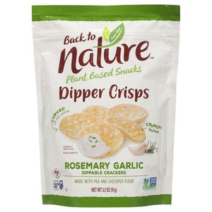 Back To Nature Crackers Dippable Rosemary Garlic 6/3.2 OZ [UNFI #2759397] [ebt]