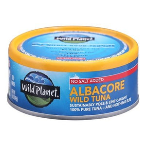 Wild Planet Wild Tuna No Salt Added Albacore 12/5 OZ [UNFI #756106] [ebt]