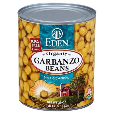 Eden Foods Garbanzo Beans No Salt Added 12/29 OZ [UNFI #0199018] [ebt]