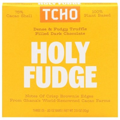 Tcho Chocolate Dark Chocolate Holy Fudge 10/2.5 OZ [UNFI #2825057] [ebt] T