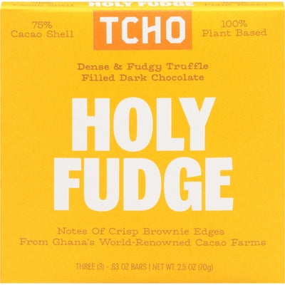 Tcho Chocolate Dark Chocolate Holy Fudge Og2 10/2.1 oz [UNFI-CARLISLE #3196748 ] [ebt]
