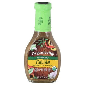 Organicville Vinaigrette & Marinade Italian 6/8 OZ [UNFI #2681385] [ebt]