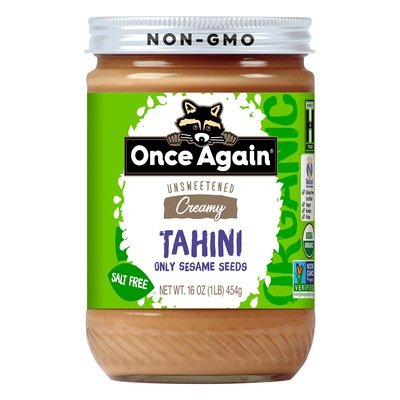 Once Again Tahini Organic Creamy Unsweetened 6/16 OZ [UNFI #2615144] [ebt]