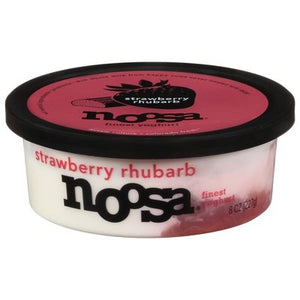 Noosa Finest Yoghurt Strawberry Rhubarb 12/8 OZ [UNFI #1090851] [ebt]