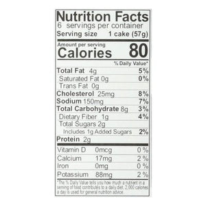 G.Lites Vegi Sprfd Cakes 8/12 OZ [UNFI  #2106466]