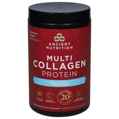 Ancient Nutrition Multi Collagen Protein Vanilla 16.8 OZ [UNFI #2732717] T