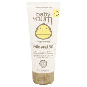 Baby Bum Sunscreen Lotion Mineral Broad Spectrum SPF 50 1/3 OZ [UNFI #2387363] T