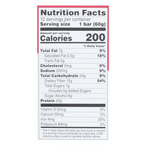 No Cow Protein Bar Chocolate Sea Salt Dipped 12/2.12 Z [UNFI #2965010] [ebt]