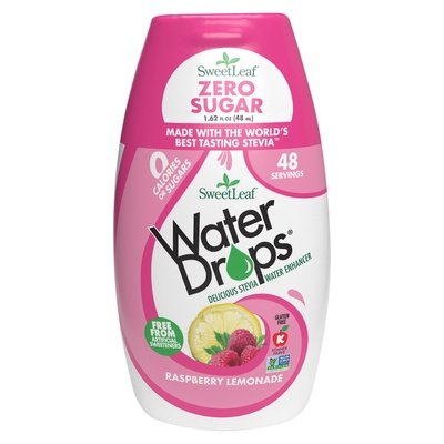 Sweet Leaf Water Enhancer Delicious Stevia Zero Sugar Raspberry Lemonade 1.62 OZ [UNFI #2185437] [ebt]