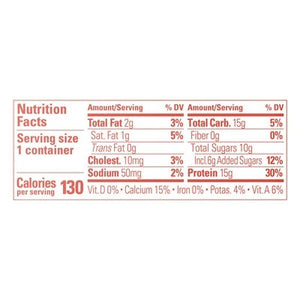 Icelandic Provisions Skyr Low Fat Peach & Cloudberry Thick & Creamy 12/5.3 OZ [UNFI #1994060] [ebt]