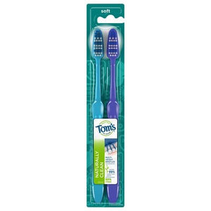 Toms Of Maine Toothbrushes Soft Naturally Clean Twin Pack 4/2 CT [UNFI #2380087] T