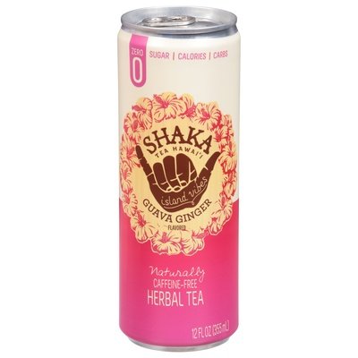 Shaka Tea Herbal Tea Guava Ginger Flavored Caffeine-Free 12/12 OZ [UNFI #2976892] [ebt]