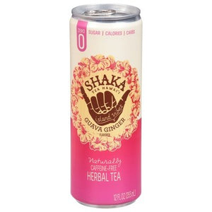 Shaka Tea Herbal Tea Guava Ginger Flavored Caffeine-Free 12/12 OZ [UNFI #2976892] [ebt]