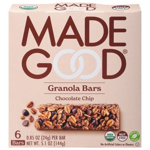 Made Good Granola Bars Chocolate Chip 6/6/.85OZ [UNFI #1820257] [ebt]