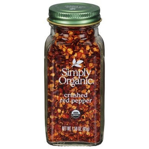 Simply Organic Red Pepper Crushed 6/1.59 OZ [UNFI #3004496] [ebt]