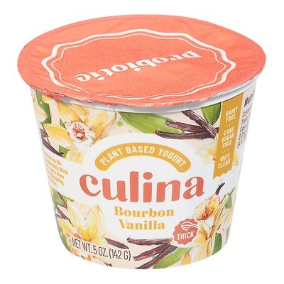 Culina Yogurt Plant Based Bourbon Vanilla Thick 12/5 OZ [UNFI #2317949] [ebt]