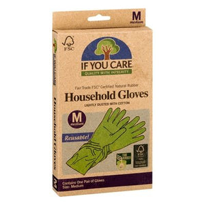 If You Care Household Gloves Medium 1 Pair [UNFI #0460774] T