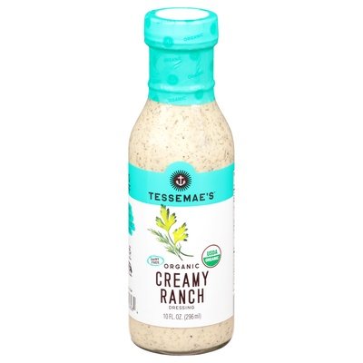 Tessemaes Dressing Organic Creamy Ranch 6/10 OZ [UNFI #1842533] [ebt]
