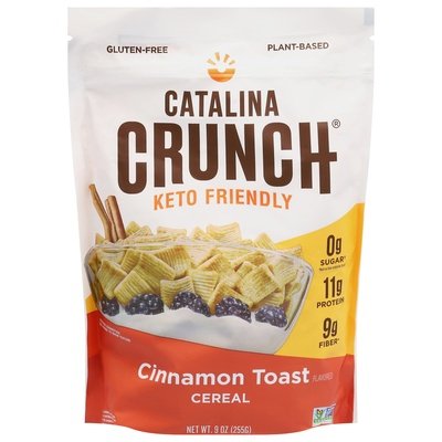 Catalina Crunch Cereal Keto Friendly Cinnamon Toast 6/9 OZ [UNFI #2487668] [ebt]