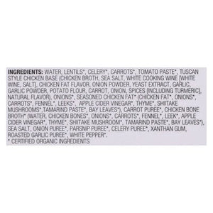 Kettle & Fire Hearty Soup Lentil & Vegetable 6/16 OZ [UNFI #2981298] [ebt]