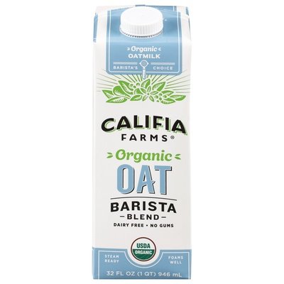 Califia Farms Oatmilk Organic Barista Blend 6/32 OZ [UNFI #3035631] [ebt] T
