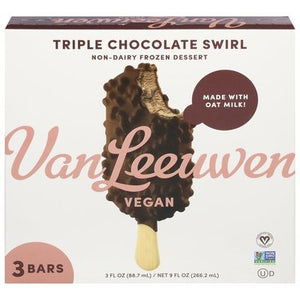 Van Leeuwen Ice Cream Triple Chocolate Swirl 3Ct 8/9 OZ [UNFI  #2693018]
