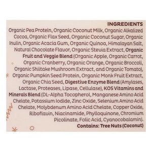 Kos Plant Protein Organic Chocolate Flavored 19.6 OZ [UNFI #2521318] T