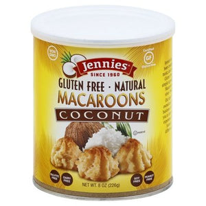 Jennies Macaroons Gluten Free Coconut 12/8 OZ [UNFI #449637] [ebt]