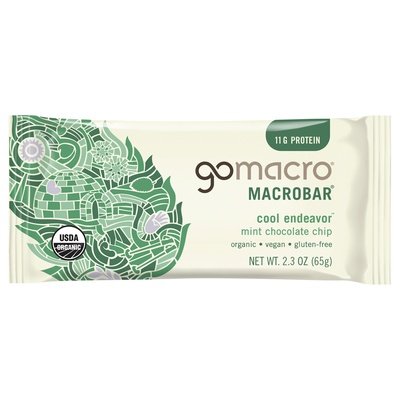 Gomacro Macrobar Mint Chocolate Chip 12/2.3 OZ [UNFI #2914190] [ebt]