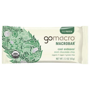 Gomacro Macrobar Mint Chocolate Chip 12/2.3 OZ [UNFI #2914190] [ebt]