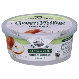 Green Valley Creamery Cream Cheese Organic Lactose Free 6/8 OZ [UNFI #1614254] [ebt]