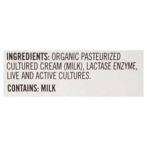 Green Valley Creamery Sour Cream Lactose Free Organic 6/12 OZ [UNFI #990218] [ebt]