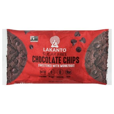 Lakanto Chocolate Chips Sugar Free 8/8 OZ [UNFI #2477933] [ebt]