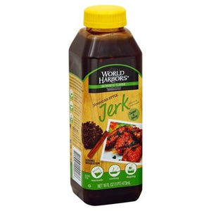 World Harbor Sauce & Marinade Jerk Sweet & Spicy Jamaican Style 6/16 OZ [UNFI #1059179] [ebt]