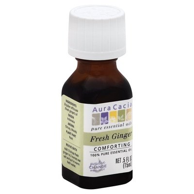 Aura Cacia Essential Oil 100% Pure Fresh Ginger 1/.50 OZ [UNFI #1830678] T