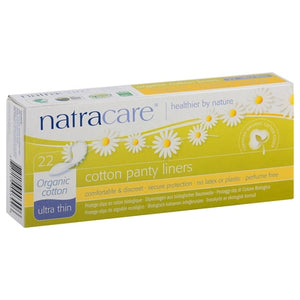 Natracare Panty Liners Organic Cotton Ultra Thin 16/22 Cnt [UNFI #0135798] T