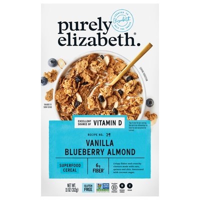 Purely Elizabeth Superfood Cereal Vanilla Blueberry Almond 6/11 OZ [UNFI #2865327] [ebt]