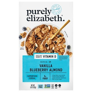 Purely Elizabeth Superfood Cereal Vanilla Blueberry Almond 6/11 OZ [UNFI #2865327] [ebt]