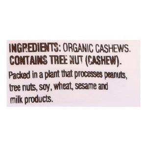 Woodstock Cashews Organic Unsalted Whole 8/7 OZ [UNFI #1093202] [ebt]