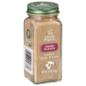 Simply Organic Umami Blends Roasted Garlic & Herb 1/2.19 OZ [UNFI #2584050] [ebt]