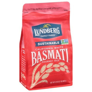 Lundberg Family Farms Rice Gourmet California White Basmati 6/2 LB [UNFI #1166842] [ebt]