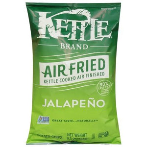 Kettle Brand Potato Chips Jalapeno Air Fried 12/6.5 OZ [UNFI #2918373] [ebt]