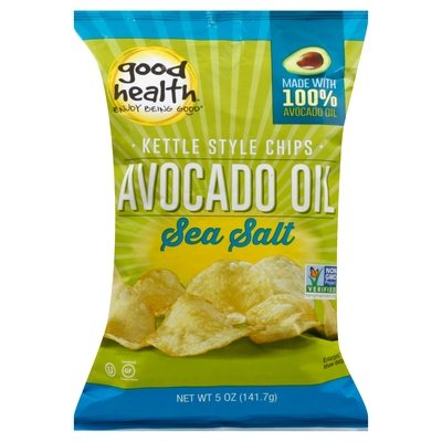 Good Health Chips Kettle Style Avocado Oil Sea Salt 12/5 OZ [UNFI #0403568] [ebt]