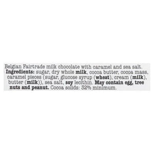 Tonys Chocolonely Milk Chocolate Caramel Sea Salt Belgian 15/6.35 OZ [UNFI #2377547] [ebt] T