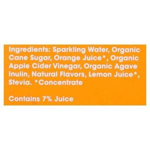 Poppi Prebiotic Soda Orange 6/4/12 OZ [UNFI #2941177] [ebt] T