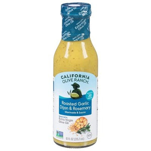 California Olive Ranch Marinade & Sauce Roasted Garlic Dijon & Rosemary 6/10 OZ [UNFI #2836252] [ebt]