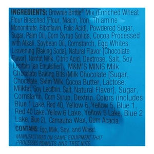 Sheila Gs Brownie Brittle M&Ms Minis 6/4 OZ [UNFI #2937746] [ebt]